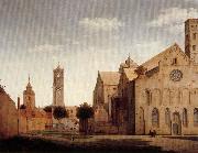 Pieter Jansz Saenredam St Mary's Square and St Mary's Church at Utrecht oil on canvas